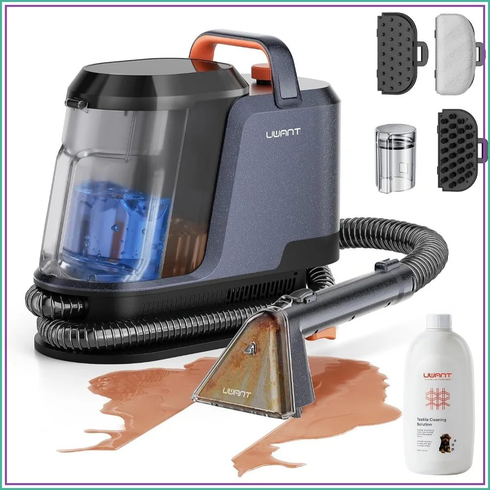 18Kpa Powerful Suction Carpet Cleaner, Portable Upholstery Cleaner with Cleaning Tools & Self-cleaning for Cars, Sofa
18Kpa Powerful Suction Carpet Cleaner, Portable Upholstery Cleaner with Cleaning Tools & Self-cleaning for Cars, Sofa