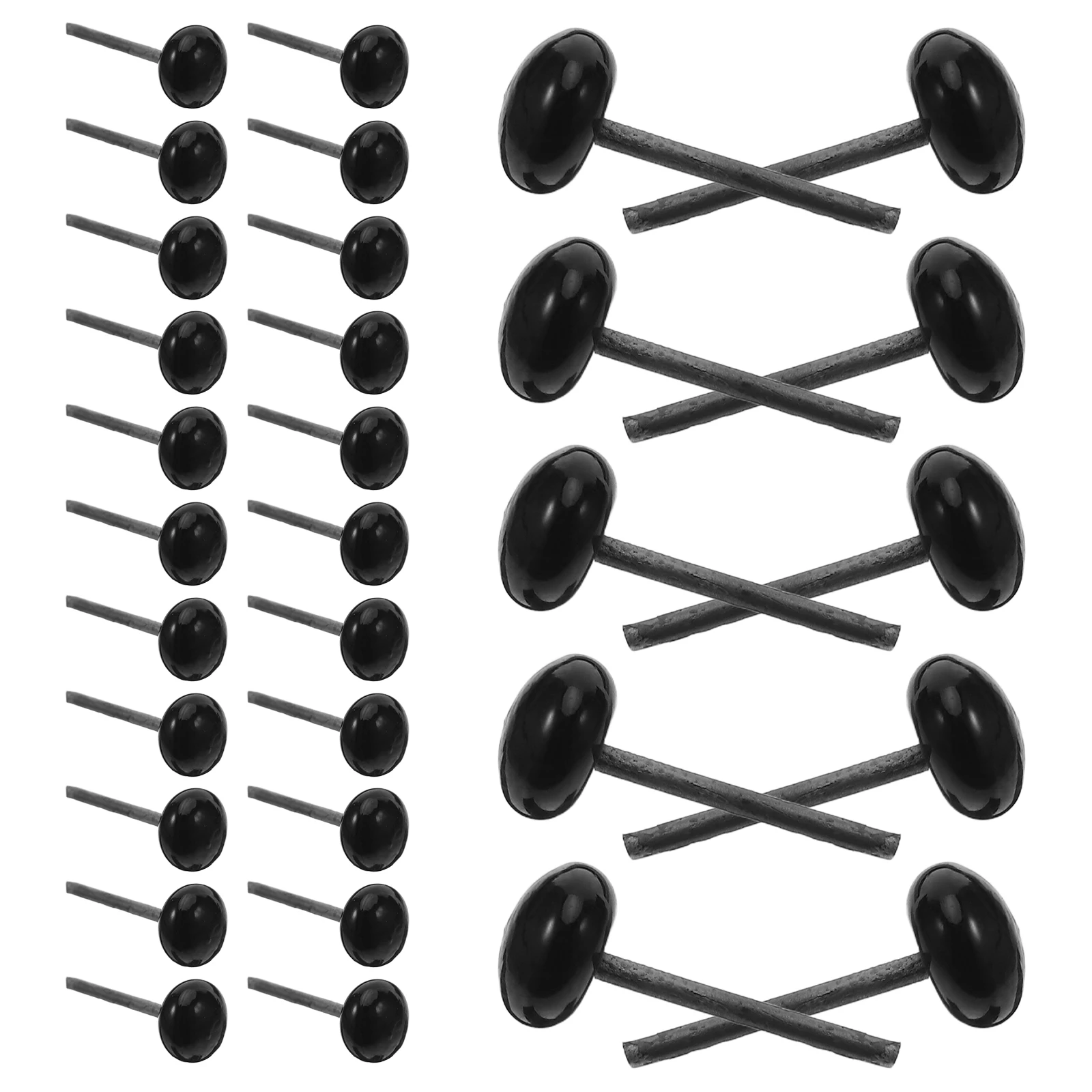 100pcs Needle Insert Glass Safety Eyes 8Mm Black For Crochet Stuffed Animals Craft Needle Felting Diy Projects Handmade Glass
100pcs Needle Insert Glass Safety Eyes 8Mm Black For Crochet Stuffed Animals Craft Needle Felting Diy Projects Handmade Glass