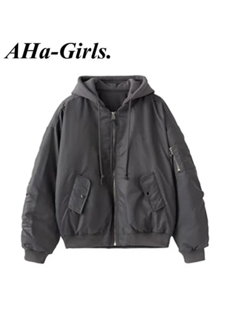 Зимнее женское хлопковое пальто свободного кроя с капюшоном Thiened American Sle Bread, уличная одежда в стиле ретро, длинная молния све
Зимнее женское хлопковое пальто свободного кроя с капюшоном Thiened American Sle Bread, уличная одежда в стиле ретро, длинная молния све