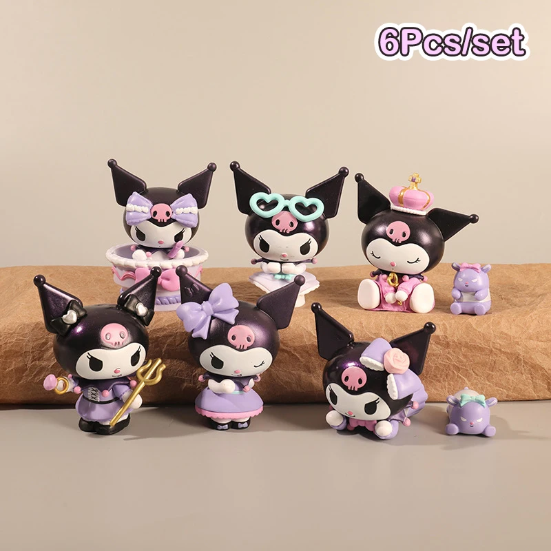 6Pcs Cartoon Kulomi Dolls Cute Anime Figures Desktop Model Car Ornaments Home Decoration Kid Toy Cake Insert
6Pcs Cartoon Kulomi Dolls Cute Anime Figures Desktop Model Car Ornaments Home Decoration Kid Toy Cake Insert
