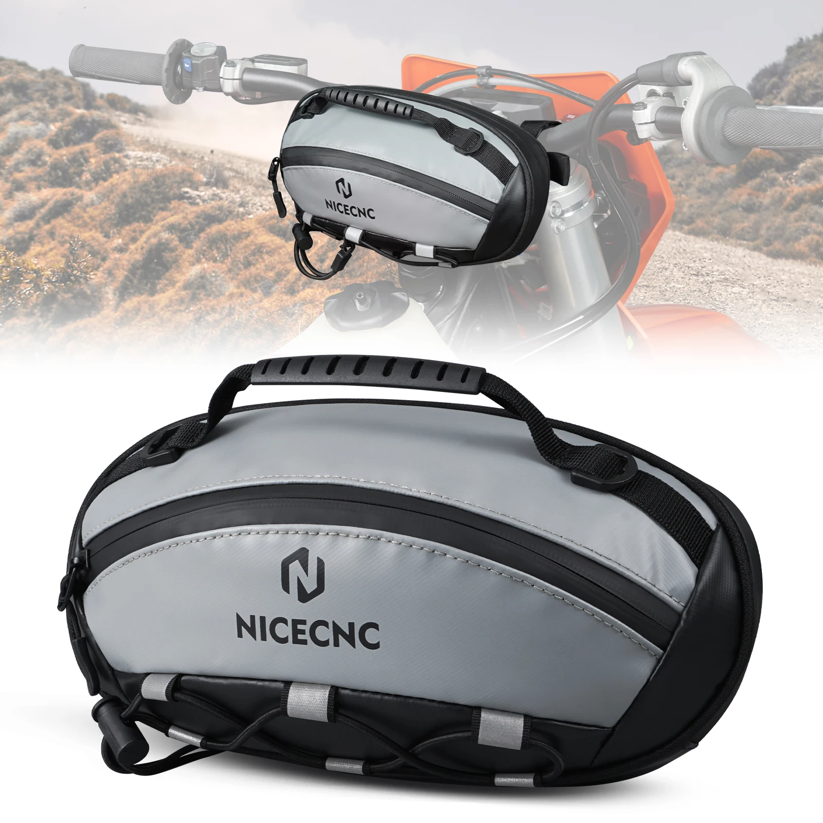 NICECNC Motorcycle Handlebar Bag Water Resistant For KTM EXC Husqvarna TE250i TE300i TE150i Surron Dirt Bike Handle Bar Package
NICECNC Motorcycle Handlebar Bag Water Resistant For KTM EXC Husqvarna TE250i TE300i TE150i Surron Dirt Bike Handle Bar Package