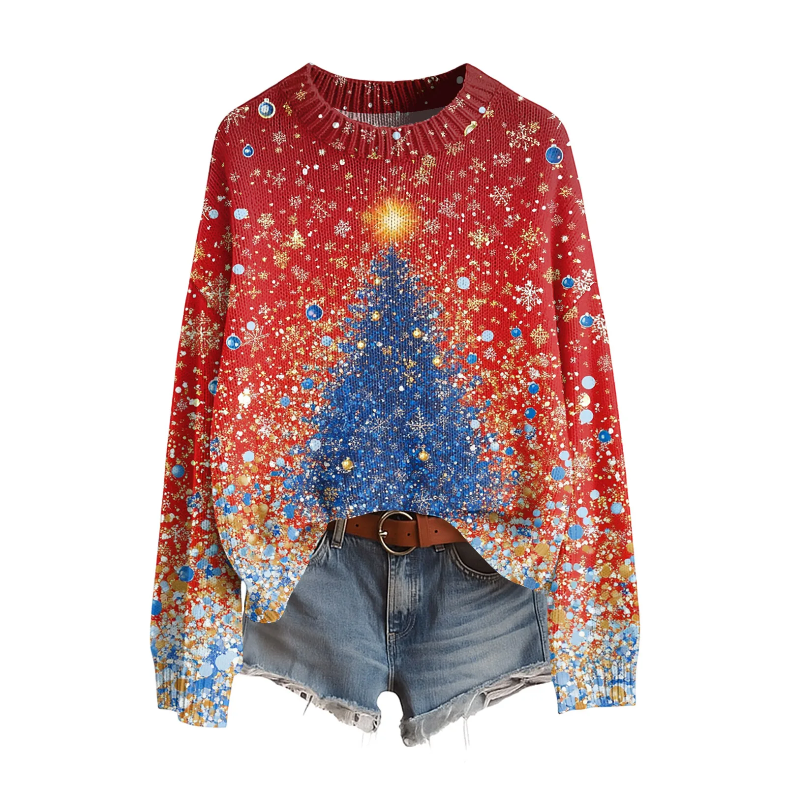 Women'S Christmas Snowman Print Sweater Crew Neck Long Sleeve Pullover Winter Holiday Knitted Jumper Multiple Festive Patterns
Women'S Christmas Snowman Print Sweater Crew Neck Long Sleeve Pullover Winter Holiday Knitted Jumper Multiple Festive Patterns