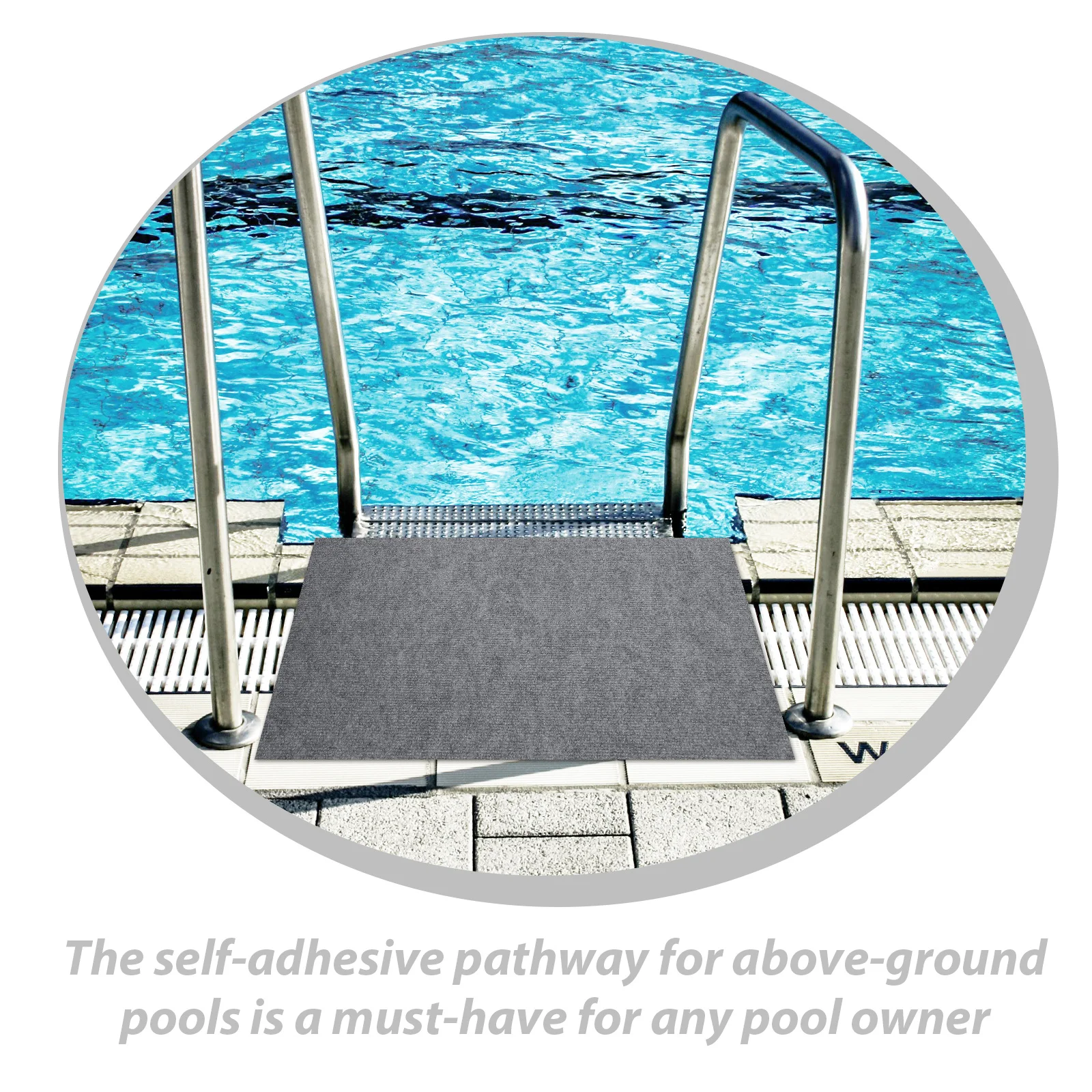 Self-Adhesive Pool Pathway Mat For Above Ground Pools Absorbent Nonslip Floor Walkway Pad Pool Ground Mat Supply
Self-Adhesive Pool Pathway Mat For Above Ground Pools Absorbent Nonslip Floor Walkway Pad Pool Ground Mat Supply