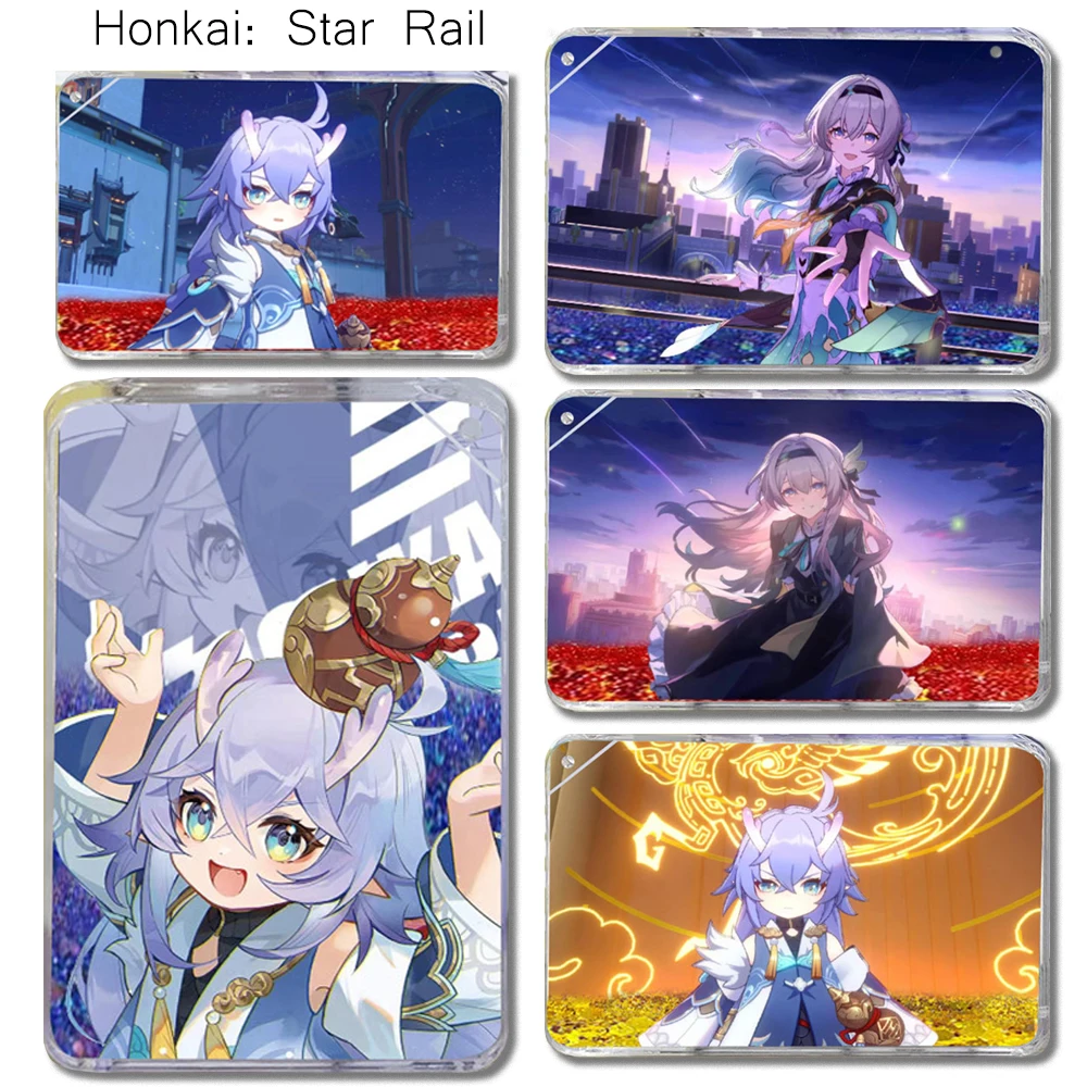 Honkai Star Rail DIY Bailu Firefly Golden blue red quicksand collectible card bricks Acrylic toys table ornaments boys birthdays
Honkai Star Rail DIY Bailu Firefly Golden blue red quicksand collectible card bricks Acrylic toys table ornaments boys birthdays