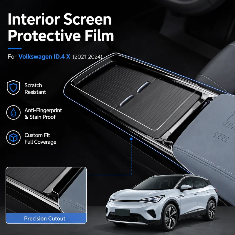 Interior Screen Protective Film for Volkswagen ID.4 X - Car Accessories, Easy Installation, Custom Fit for 2021-2024 Models
Interior Screen Protective Film for Volkswagen ID.4 X - Car Accessories, Easy Installation, Custom Fit for 2021-2024 Models