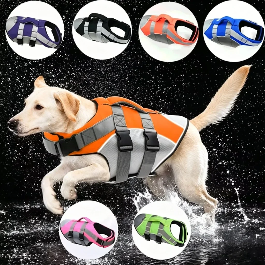 Reflective Dog Life Jacket Adjustable Breathable Pet Safety Vest Enhanced Buoyancy Oxford Cloth Swimming Clothes Beach
Reflective Dog Life Jacket Adjustable Breathable Pet Safety Vest Enhanced Buoyancy Oxford Cloth Swimming Clothes Beach