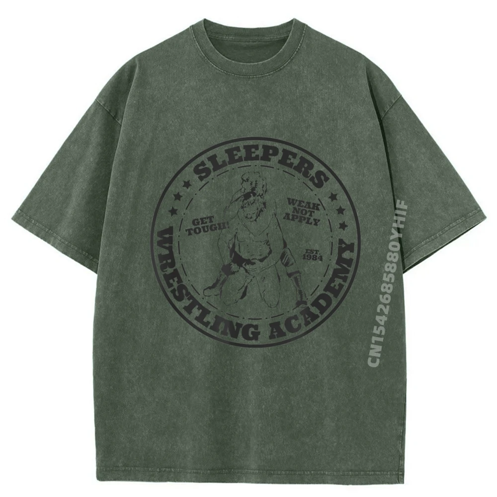 Sleepers Wrestling Academy Pro Футболки для борьбы Идея подарка Забавная футболка Мужская высококачественная стираная футболка
Sleepers Wrestling Academy Pro Футболки для борьбы Идея подарка Забавная футболка Мужская высококачественная стираная футболка