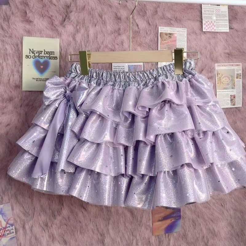 Subcultural Y2k Japanese Shinny Sequin Pleated Skirts Harajuku Gothic Stretch Waist Summer Punk Jupe High Street Puffly Skirt
Subcultural Y2k Japanese Shinny Sequin Pleated Skirts Harajuku Gothic Stretch Waist Summer Punk Jupe High Street Puffly Skirt