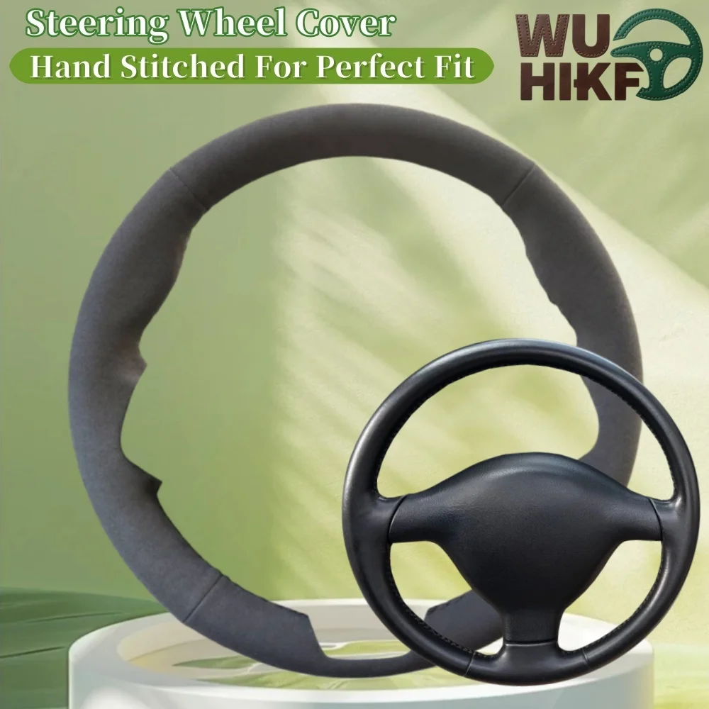 Hand Sewing Suede Car Steering Wheel Cover For Volkswagen VW Golf 4 Passat B5 Seat Leon Polo 1996-2003 Customized Steering Wrap
Hand Sewing Suede Car Steering Wheel Cover For Volkswagen VW Golf 4 Passat B5 Seat Leon Polo 1996-2003 Customized Steering Wrap