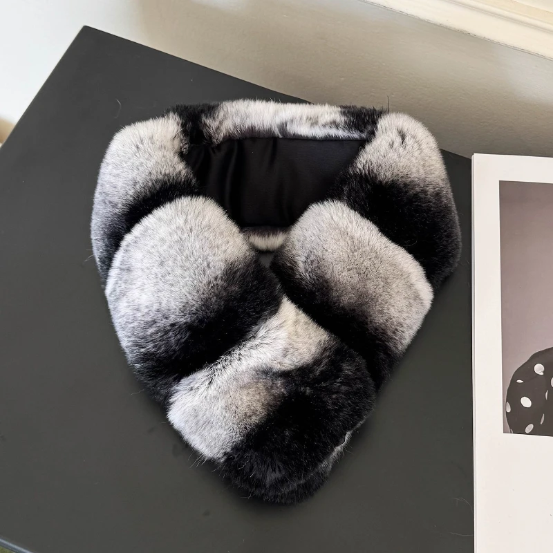 Real Natural Rex Rabbit Fur Snood Scarves Cross Scarf For Women Winter Keep Warm Thick Plush Neck Collar Girl Gifts
Real Natural Rex Rabbit Fur Snood Scarves Cross Scarf For Women Winter Keep Warm Thick Plush Neck Collar Girl Gifts