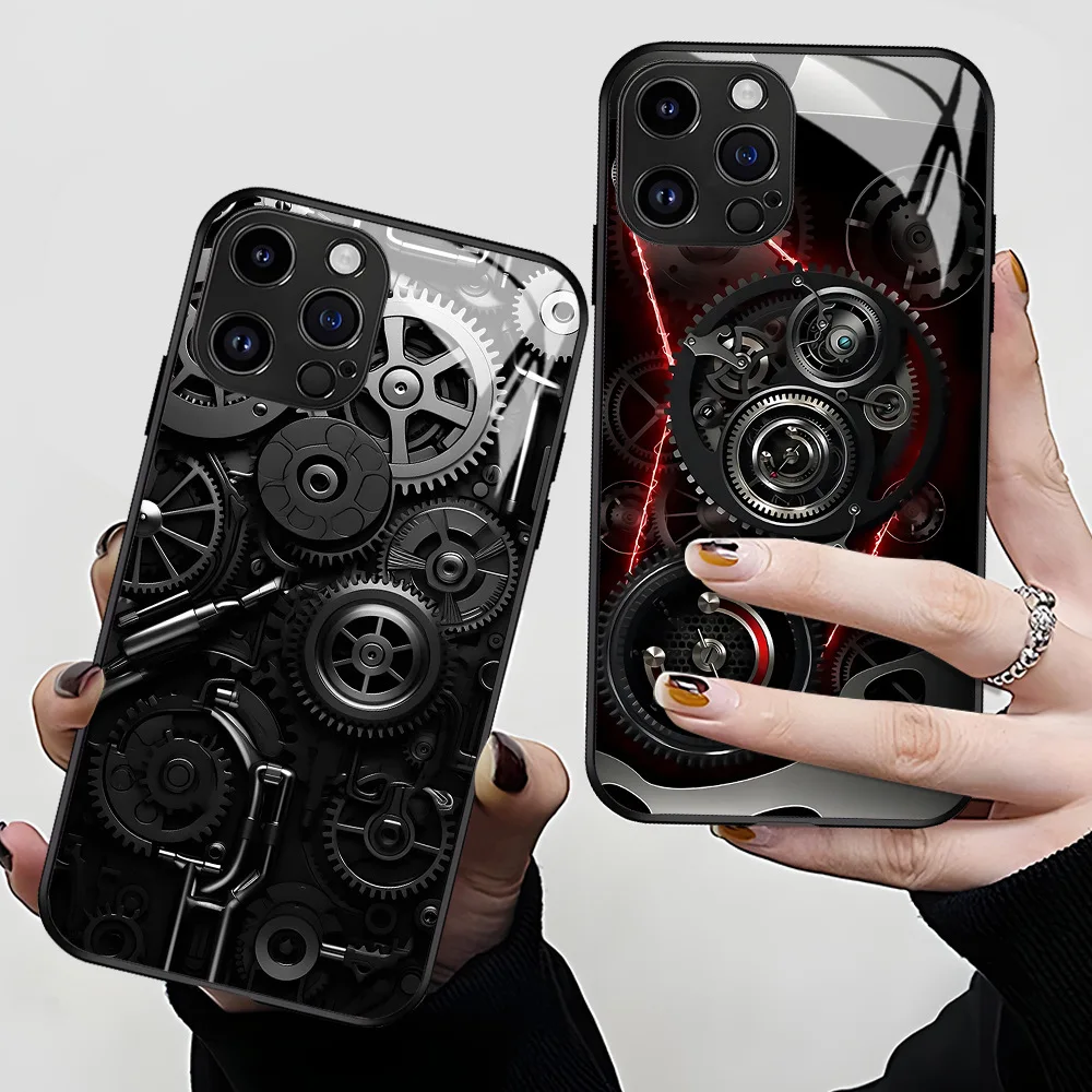 Mechanical wind device mobile phone case iphone1213 14 15promax mobile phone case high ground glass mobile phone case wholesale
Mechanical wind device mobile phone case iphone1213 14 15promax mobile phone case high ground glass mobile phone case wholesale