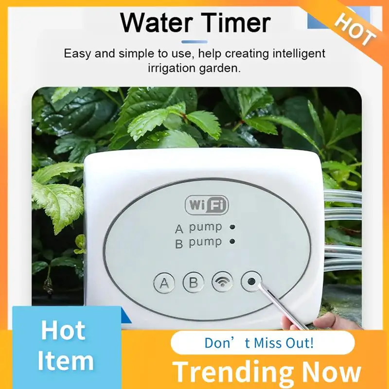 Wifi Smart Garden Irrigation Controller Plant Automatic Drip Irrigation System Kit Mobile Phone Control(20M 30Pot) Easy To Use
Wifi Smart Garden Irrigation Controller Plant Automatic Drip Irrigation System Kit Mobile Phone Control(20M 30Pot) Easy To Use