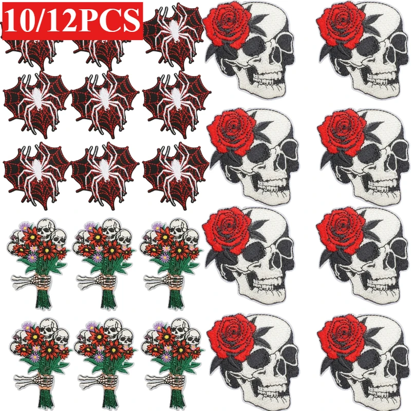 10/12PCS Wholesale Gothic Grunge Embroidery Patches, Vintage Punk Iron on For Clothing DIY
10/12PCS Wholesale Gothic Grunge Embroidery Patches, Vintage Punk Iron on For Clothing DIY