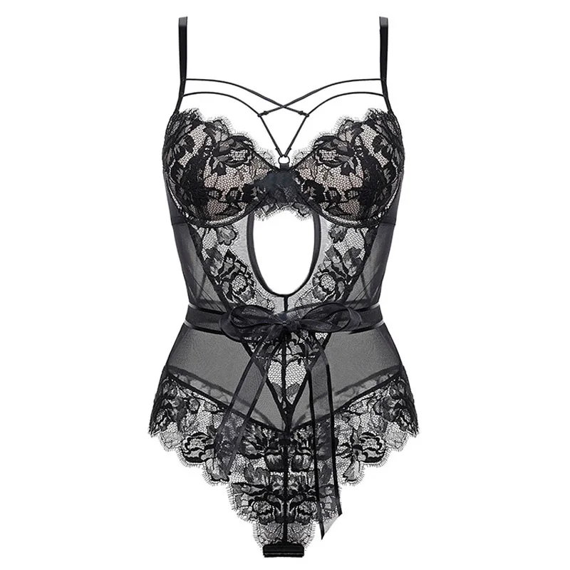 Sexy Lace Bustiers With Bra Underwire Push Up Corsets Underwear Teddy Lace Transparent Bodysuit with Cup Women Lingerie
Sexy Lace Bustiers With Bra Underwire Push Up Corsets Underwear Teddy Lace Transparent Bodysuit with Cup Women Lingerie
