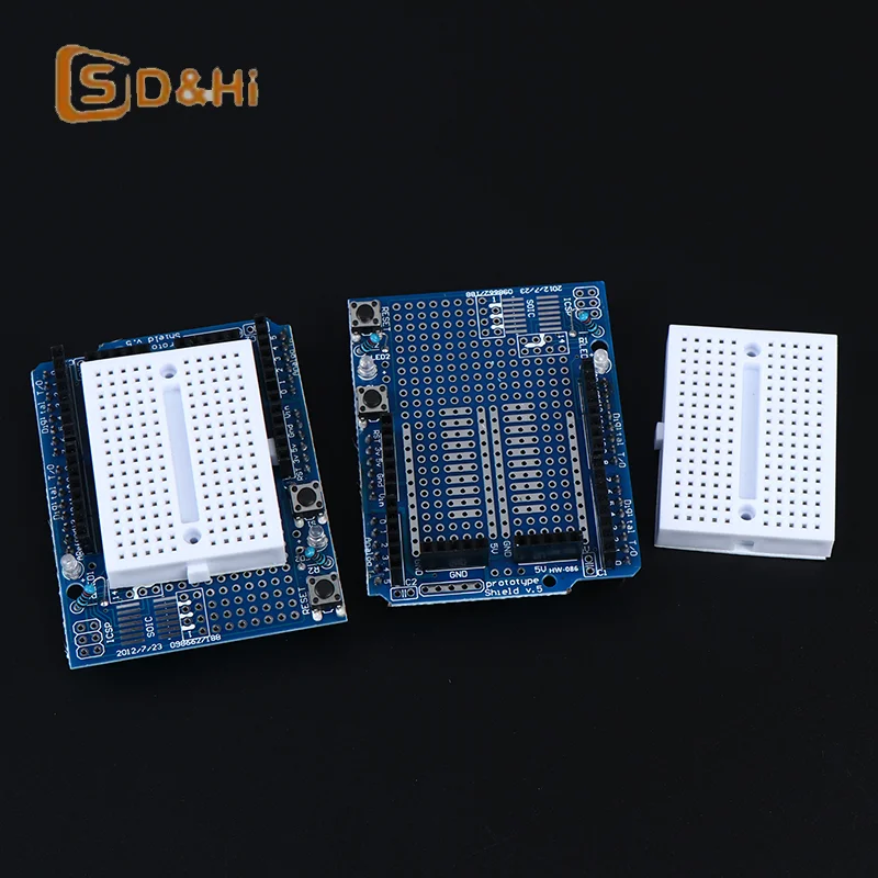 2/4/6pcs For UNO Proto Shield Prototype Expansion Board With SYB-170 Mini Breadboard Based For Arduino
2/4/6pcs For UNO Proto Shield Prototype Expansion Board With SYB-170 Mini Breadboard Based For Arduino