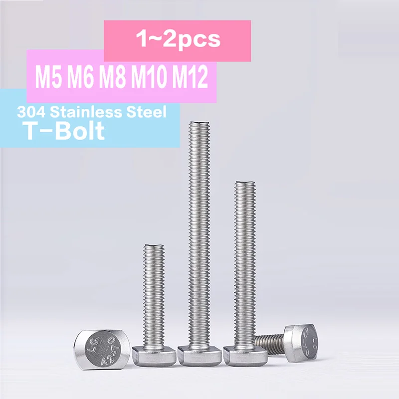 1-2pcs M5 M6 M8 M10 M12 Gb37 Chinese Standard T-Shaped Head Bolt,Grade 6.8 304 Stainless Steel T-Bolt
1-2pcs M5 M6 M8 M10 M12 Gb37 Chinese Standard T-Shaped Head Bolt,Grade 6.8 304 Stainless Steel T-Bolt