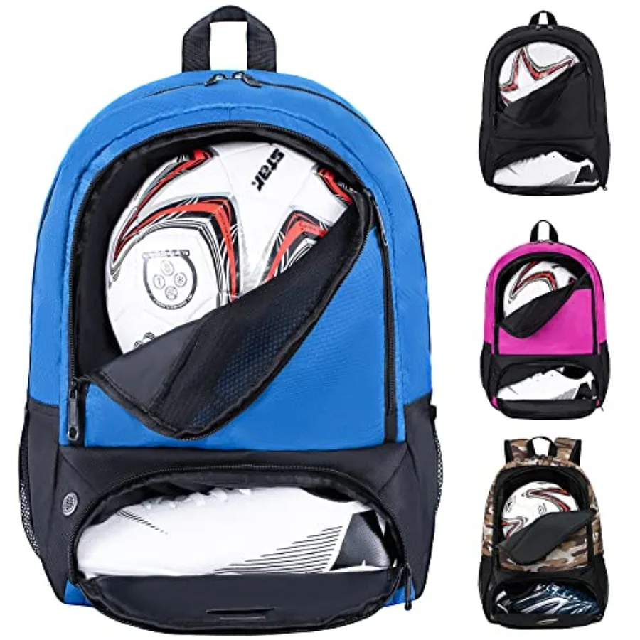 Soccer Bag-Backpack for Soccer, Backpack for Football and Volleyball and Handball, Sports Bag with Separate Cleat
Soccer Bag-Backpack for Soccer, Backpack for Football and Volleyball and Handball, Sports Bag with Separate Cleat