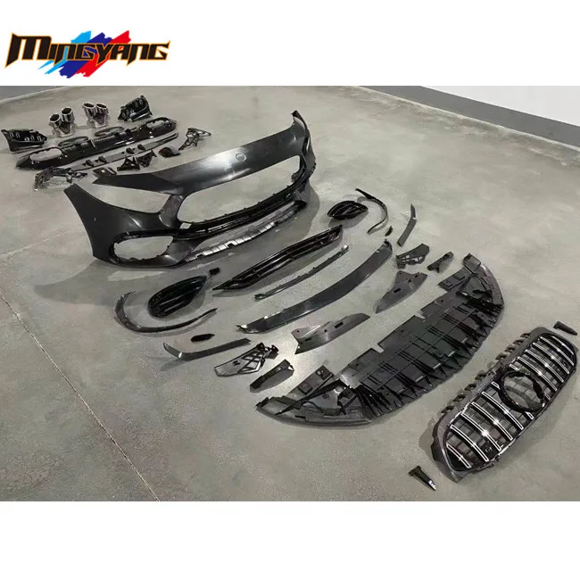 Высококачественные автомобильные бамперы AMG A45, комплект кузова для BENZ W177 Hatchback Sedan A200 2019
Высококачественные автомобильные бамперы AMG A45, комплект кузова для BENZ W177 Hatchback Sedan A200 2019