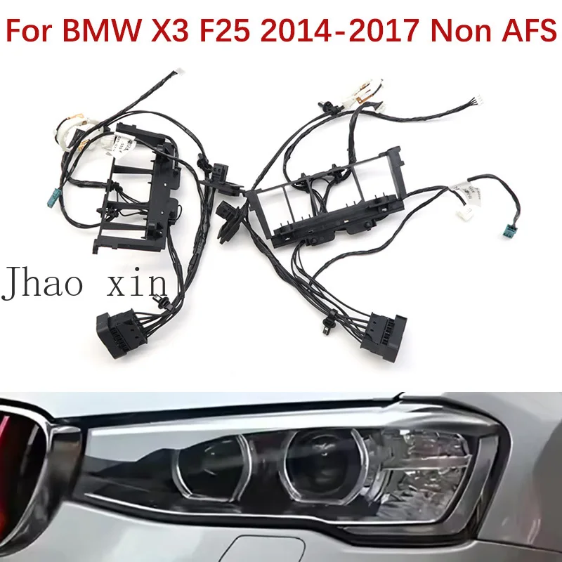 Комплект внутренней проводки с разъемами и коннекторами для BMW X3 F25 2014-2017 без AFS, проводка для фар автомобиля
Комплект внутренней проводки с разъемами и коннекторами для BMW X3 F25 2014-2017 без AFS, проводка для фар автомобиля