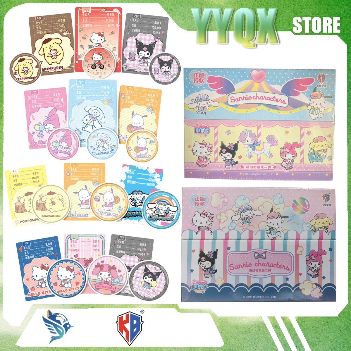 KABAO 2026 NEW Sanrio Hello Kitty My Melody Kuromi Cinnamoroll Pochacco Badge Millet Cute Cartoon Periphery Collection Gift
KABAO 2026 NEW Sanrio Hello Kitty My Melody Kuromi Cinnamoroll Pochacco Badge Millet Cute Cartoon Periphery Collection Gift