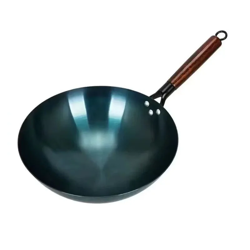 Traditional Chinese iron cooking pot/Iron pan/Round bottom with non-stick surface/Single handle/For household and commercial use
Traditional Chinese iron cooking pot/Iron pan/Round bottom with non-stick surface/Single handle/For household and commercial use