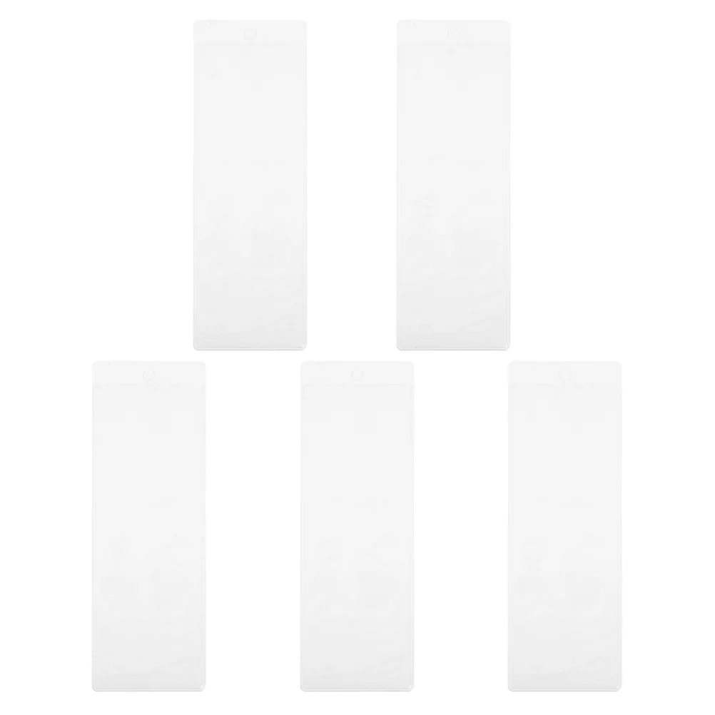5 Pcs Bookmark Cover Clear Plastic Sleeves Photocard Holder Case Transparent Waterproof Lightweight Bookmarks Photo
5 Pcs Bookmark Cover Clear Plastic Sleeves Photocard Holder Case Transparent Waterproof Lightweight Bookmarks Photo