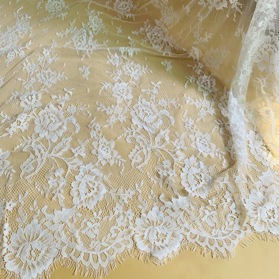 Lady Dress Making Lace Fabric High Flowers Eyelash French Lace Tissue Delicate! 1 Piece=1.5x3 Meters Panels
Lady Dress Making Lace Fabric High Flowers Eyelash French Lace Tissue Delicate! 1 Piece=1.5x3 Meters Panels