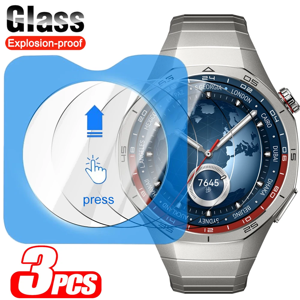 3PCS Watch Films for Huawei Watch GT5 41/46mm GT5Pro 42/46mm Tempered Glass Screen Protectors HD Clear Easy To Install Film
3PCS Watch Films for Huawei Watch GT5 41/46mm GT5Pro 42/46mm Tempered Glass Screen Protectors HD Clear Easy To Install Film
