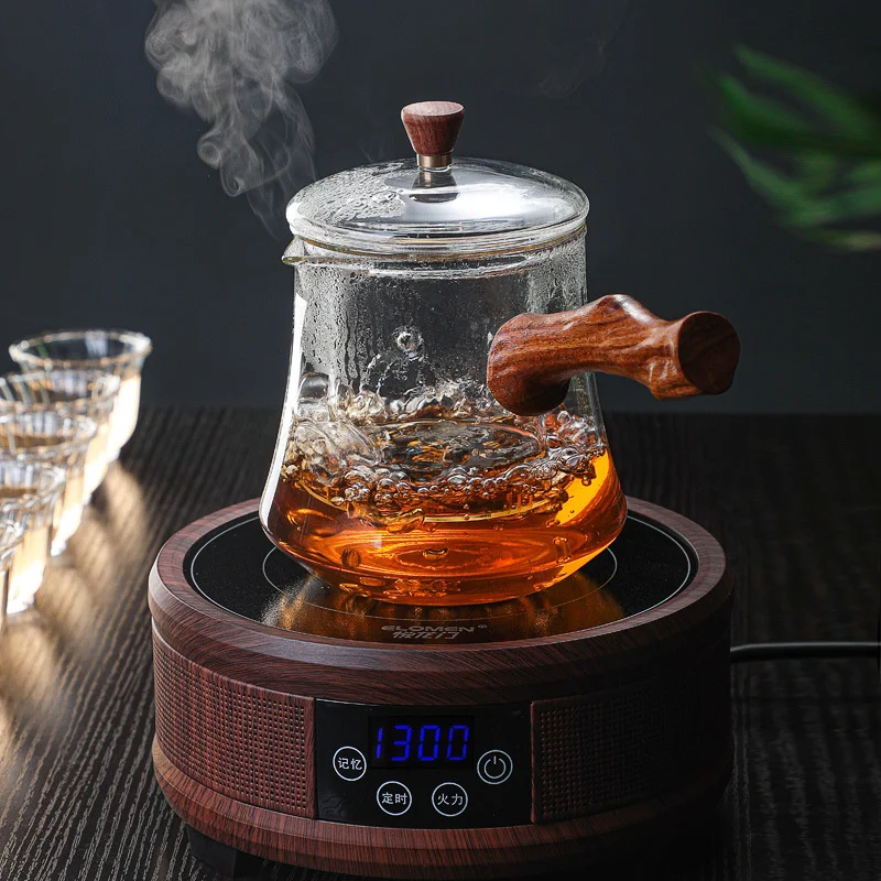 700ML Side Wooden Handle Glass Teapot With Tea Strainer Household Cooking Puer Green Tea Pot Kung Fu Tea Maker Tea Set
700ML Side Wooden Handle Glass Teapot With Tea Strainer Household Cooking Puer Green Tea Pot Kung Fu Tea Maker Tea Set