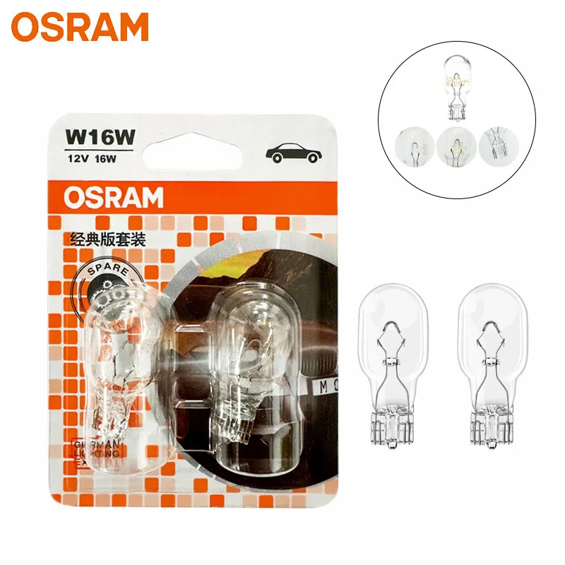 OSRAM Автомобильная галогенная сигнальная лампа T15 T16 12 В 921 W16 Вт Стандартный оригинальный фонарь поворота Световой индикатор заднего фонаря 2 шт.
OSRAM Автомобильная галогенная сигнальная лампа T15 T16 12 В 921 W16 Вт Стандартный оригинальный фонарь поворота Световой индикатор заднего фонаря 2 шт.