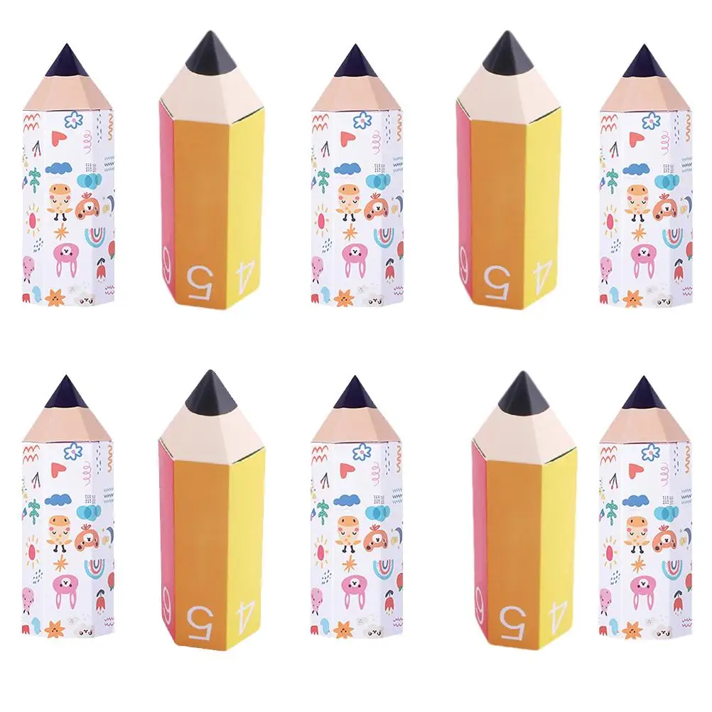 10 Pcs Candy Box Gift Packaging Pencil Shaped Party Supplies Treat Boxes Kids Birthday Present Container Safe Durable Cartoon
10 Pcs Candy Box Gift Packaging Pencil Shaped Party Supplies Treat Boxes Kids Birthday Present Container Safe Durable Cartoon