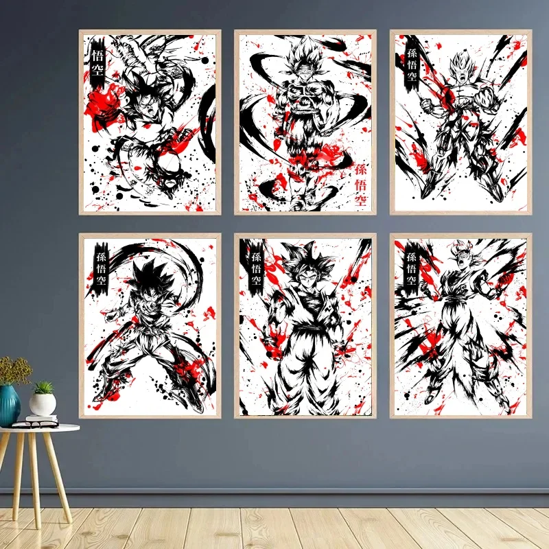 Dragon Ball Goku Ink Style Canvas Wall Art Anime Poster Print for Bedroom Gaming Room Living Room Home Decor Gift
Dragon Ball Goku Ink Style Canvas Wall Art Anime Poster Print for Bedroom Gaming Room Living Room Home Decor Gift
