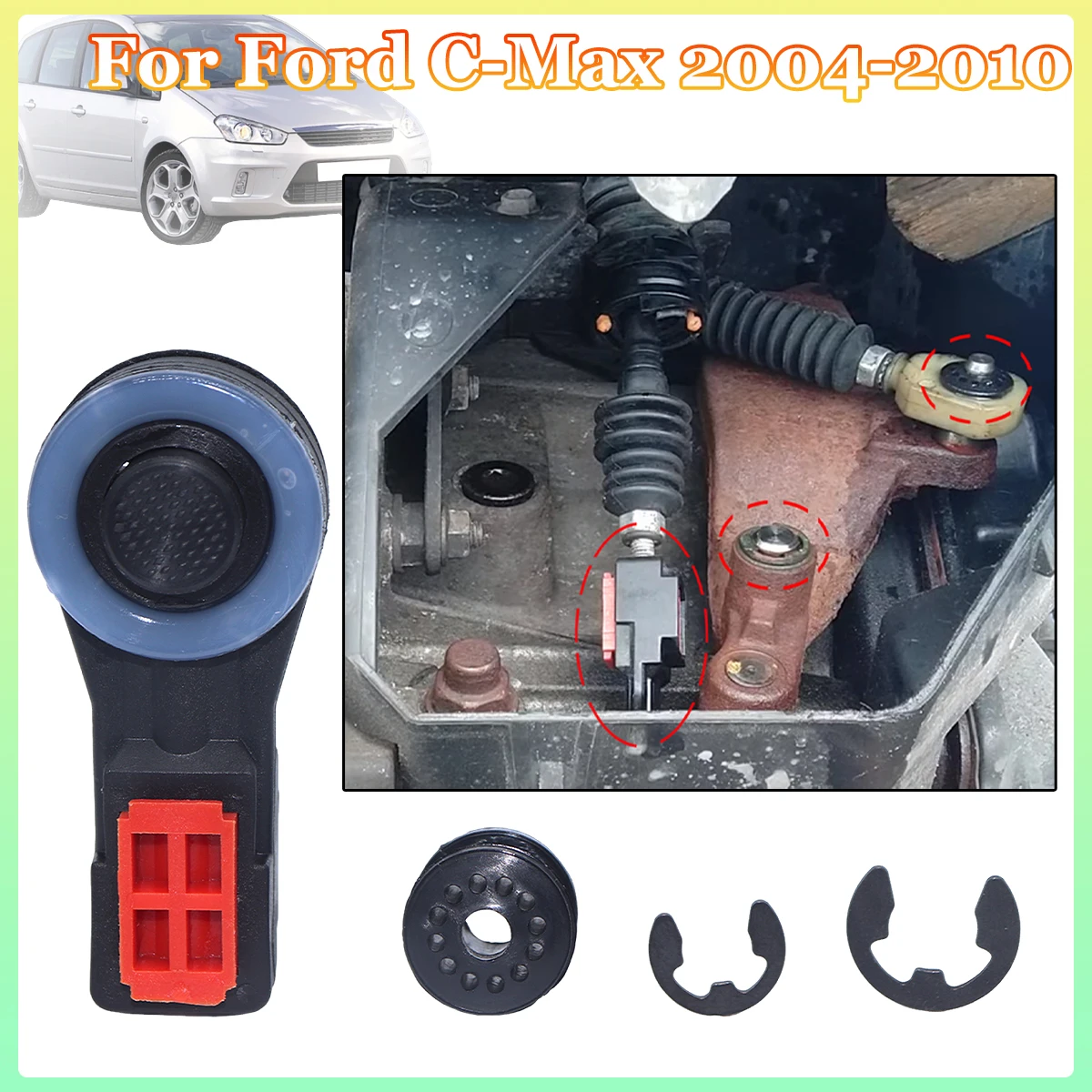 Manual Transmission Upgrade Shifter Cable Bushing Gear Shift Selector Linkage Lever End Pivot For Ford C-Max 2004-2008 2009 2010
Manual Transmission Upgrade Shifter Cable Bushing Gear Shift Selector Linkage Lever End Pivot For Ford C-Max 2004-2008 2009 2010
