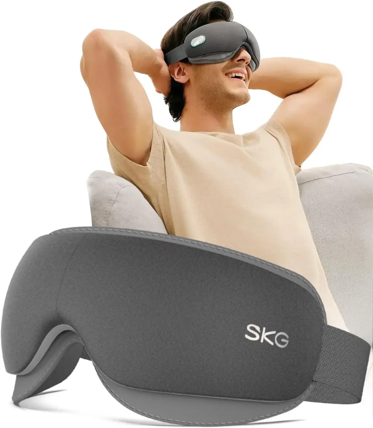 Portable Heated Eye Massager with Bluetooth, Air Compression & Heat Therapy for Relaxation and Eye Strain Relief - Ideal Gift
Portable Heated Eye Massager with Bluetooth, Air Compression & Heat Therapy for Relaxation and Eye Strain Relief - Ideal Gift