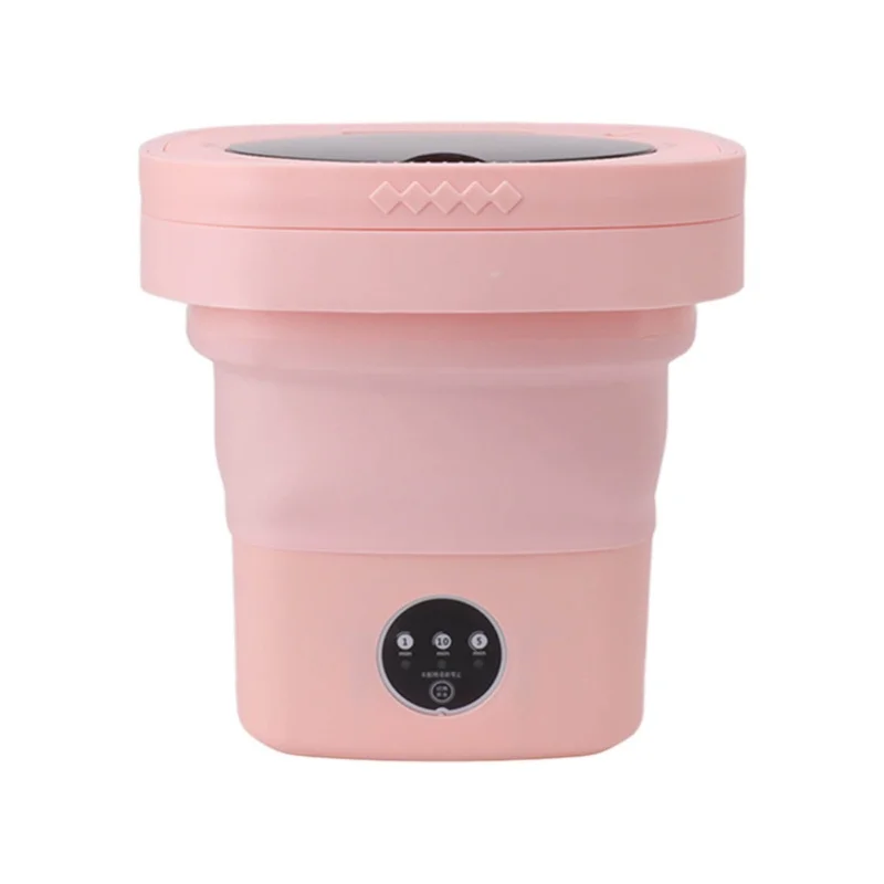 6.5L Washing Machine Folding Portable Automatic Deep Cleaning Wash And Spin Dry Washer With Water Tube 100-240V Pink
6.5L Washing Machine Folding Portable Automatic Deep Cleaning Wash And Spin Dry Washer With Water Tube 100-240V Pink