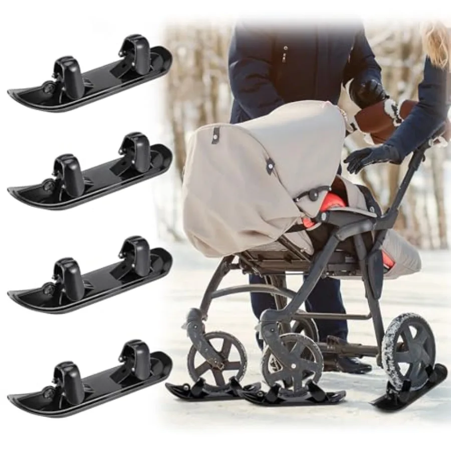 Комплект из 4 лыж для детской коляски: зимние санки-лыжи для снежных полей, балансировочные лыжи для детских колясок
Комплект из 4 лыж для детской коляски: зимние санки-лыжи для снежных полей, балансировочные лыжи для детских колясок