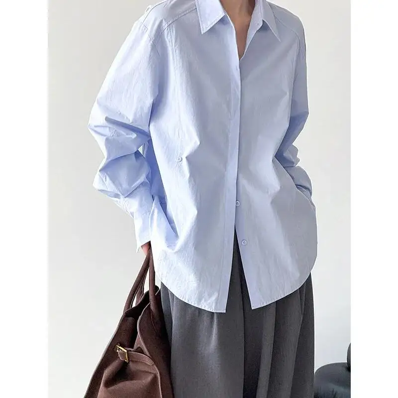 Women Cotton Material Turn Down Collar Office Blouses Tops and Blouses Fashion Shirts Blusas Roupa Feminina
Women Cotton Material Turn Down Collar Office Blouses Tops and Blouses Fashion Shirts Blusas Roupa Feminina