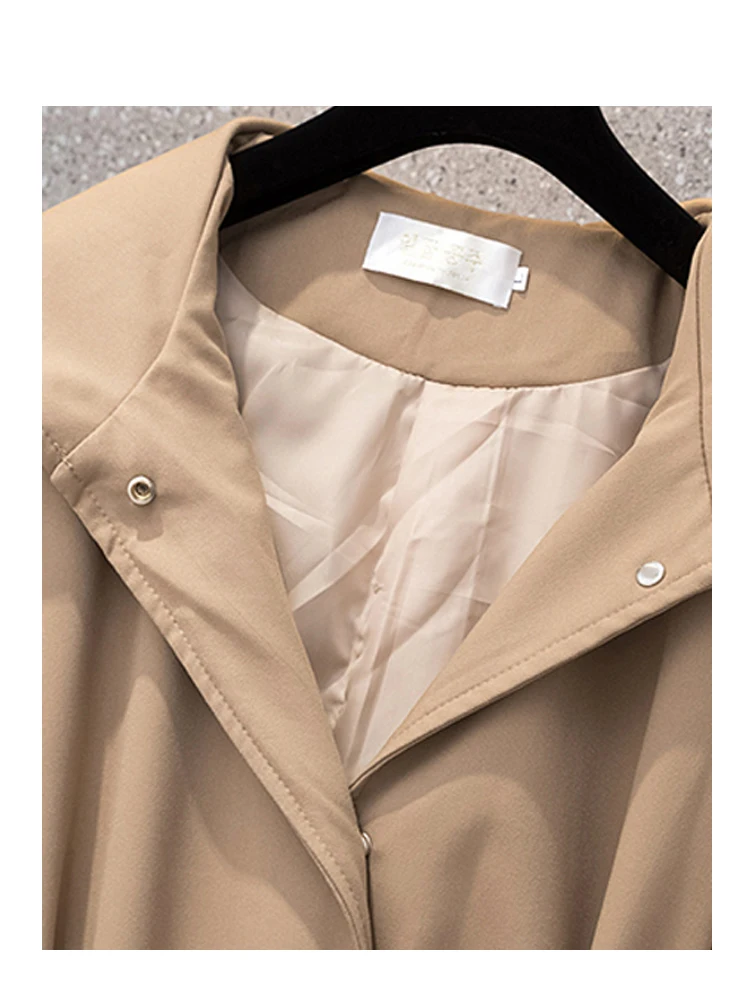 Trench Coat Women Decorated Clashing Graceful Epaulet Extended Beautiful Folded All-Matching Girls Cuffs Stitched Tailored
Trench Coat Women Decorated Clashing Graceful Epaulet Extended Beautiful Folded All-Matching Girls Cuffs Stitched Tailored
