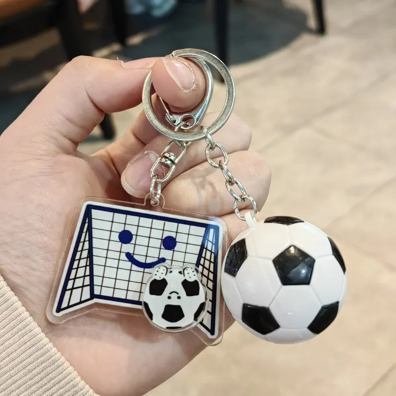 Cartoon Design Creative Rotating Football Keychain Sports Souvenir Bag Pendant Small Gift Decorative Pendant
Cartoon Design Creative Rotating Football Keychain Sports Souvenir Bag Pendant Small Gift Decorative Pendant