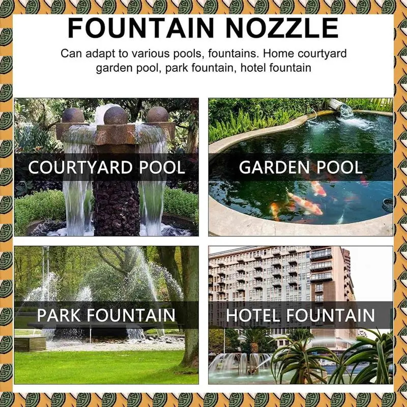 12Pcs 1/8Inch Brass Gushing Sprays Water Fountain Nozzles Universal Water Curtain Nozzle Landscape Fountain Decoration
12Pcs 1/8Inch Brass Gushing Sprays Water Fountain Nozzles Universal Water Curtain Nozzle Landscape Fountain Decoration