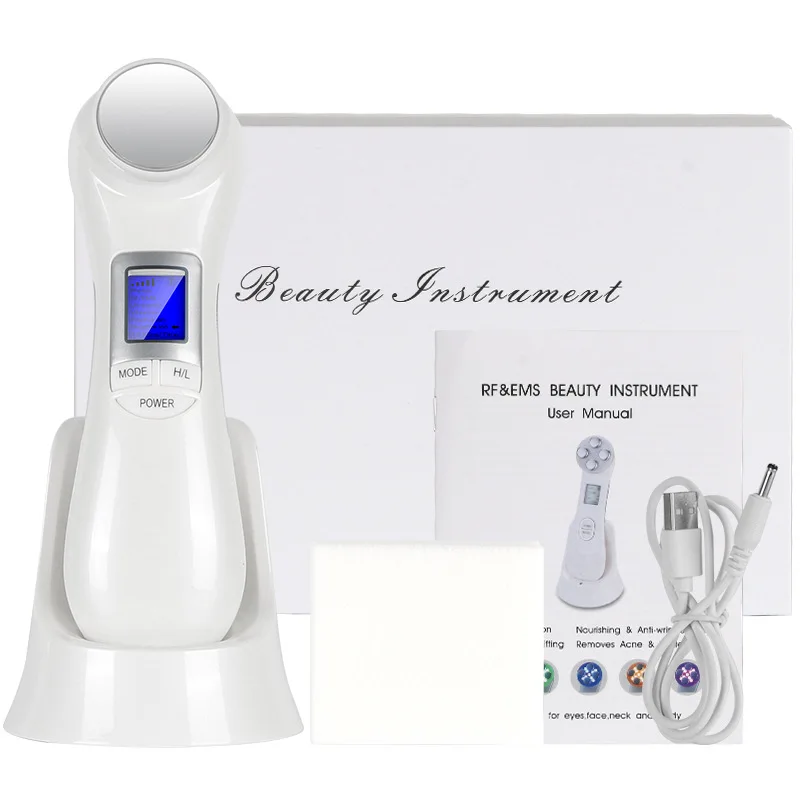 Ultrasonic RF Radio Frequency Face Massager Facial Lifting EMS Electroporation Mesotherapy Galvanic Ion LED Photon Beauty Device
Ultrasonic RF Radio Frequency Face Massager Facial Lifting EMS Electroporation Mesotherapy Galvanic Ion LED Photon Beauty Device