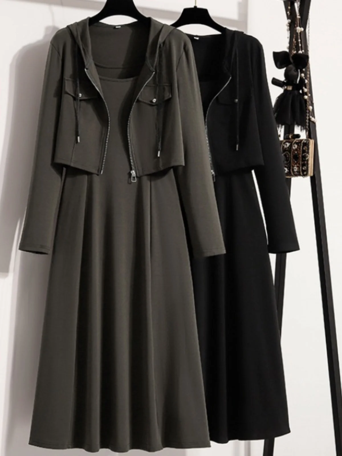 Spring 2026 plus Size Fashion Set Unique Long Sleeve Jacket And Vest Dress Two Piece Set Korean Style Bamboo Cotton Casual Wear
Spring 2026 plus Size Fashion Set Unique Long Sleeve Jacket And Vest Dress Two Piece Set Korean Style Bamboo Cotton Casual Wear