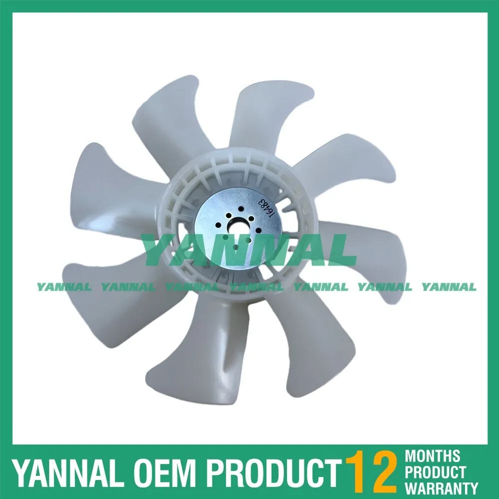 16483-74110 Fan 8 Blade 410mm For Kubota D1803 V2203 V2403 V2607 V3307 WG2503
16483-74110 Fan 8 Blade 410mm For Kubota D1803 V2203 V2403 V2607 V3307 WG2503
