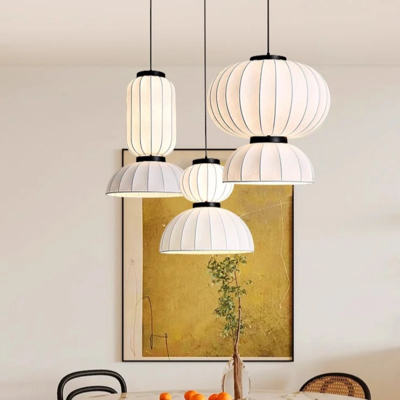 Japanese Wabi-Sabi Style Living Room/Homestay Cloth Pendant Lights Interior Vintage Simplicity Creative LED Hanging Chandeliers
Japanese Wabi-Sabi Style Living Room/Homestay Cloth Pendant Lights Interior Vintage Simplicity Creative LED Hanging Chandeliers