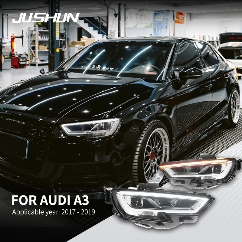 1 pair Car Lights For Audi A3 2017-2019 A3 Headlights LED Auto Headlight Assembly Upgrade Bifocal Lens LHD RHD Accessories Kit
1 pair Car Lights For Audi A3 2017-2019 A3 Headlights LED Auto Headlight Assembly Upgrade Bifocal Lens LHD RHD Accessories Kit