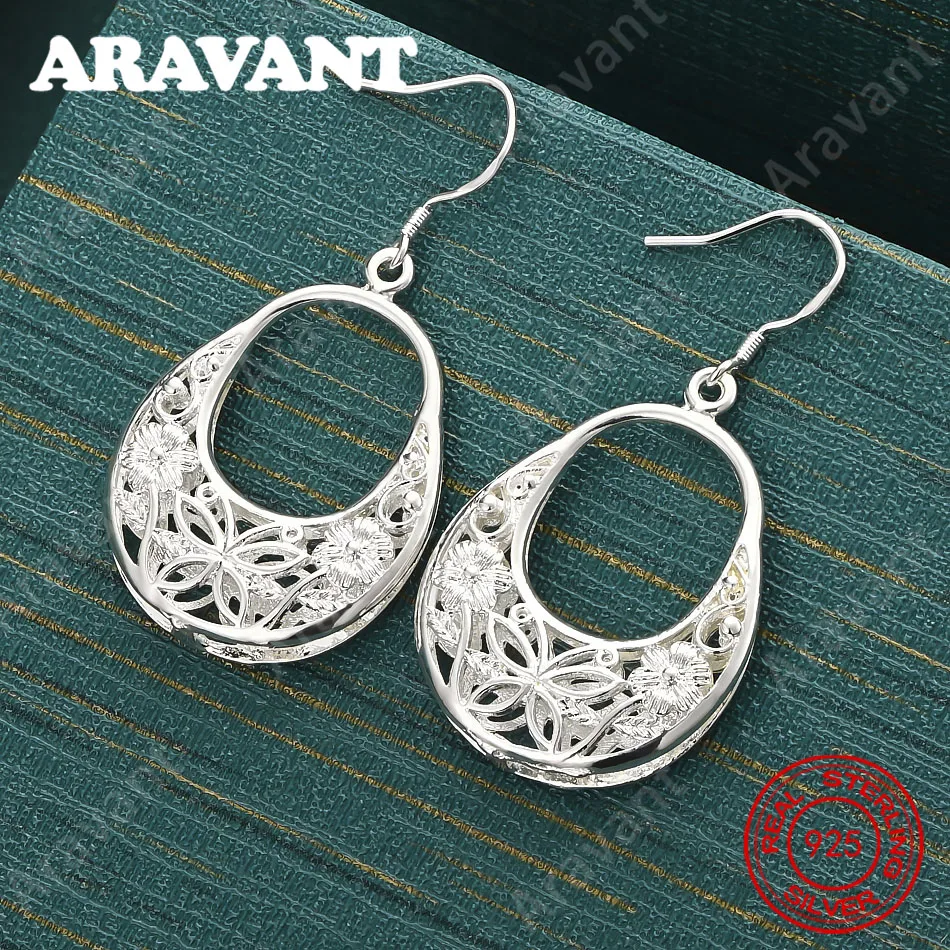 925 Sterling Silver Openwork Heart Earrings - Unique Gift For Women, Versatile For Events And Jewelry
925 Sterling Silver Openwork Heart Earrings - Unique Gift For Women, Versatile For Events And Jewelry