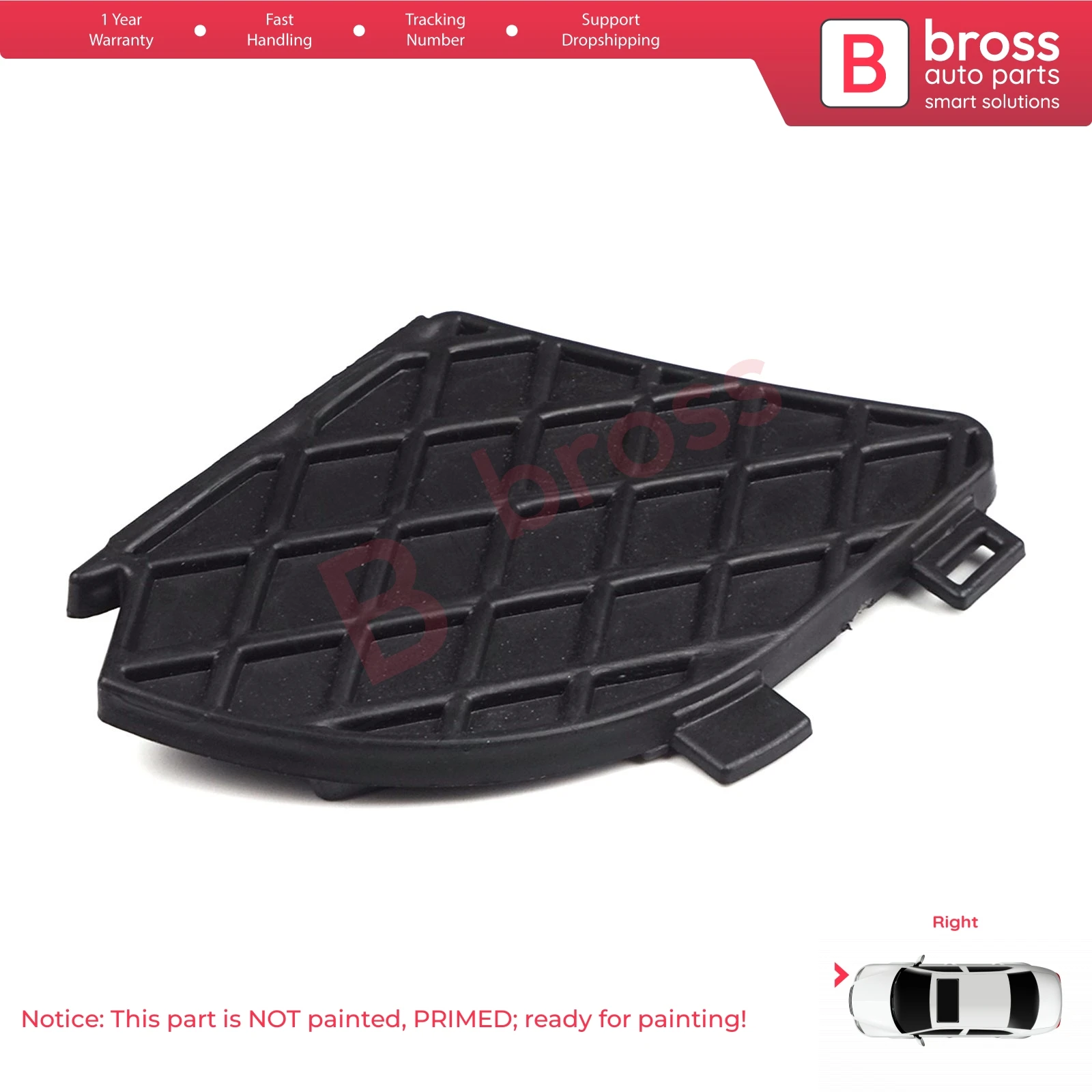 BSP1099-2 Front Bumper Joint Lower Grille Fog Light Cover Right 2108850253 for Mercedes E Class W210 E320 E430 E55 AMG 1999-2003
BSP1099-2 Front Bumper Joint Lower Grille Fog Light Cover Right 2108850253 for Mercedes E Class W210 E320 E430 E55 AMG 1999-2003