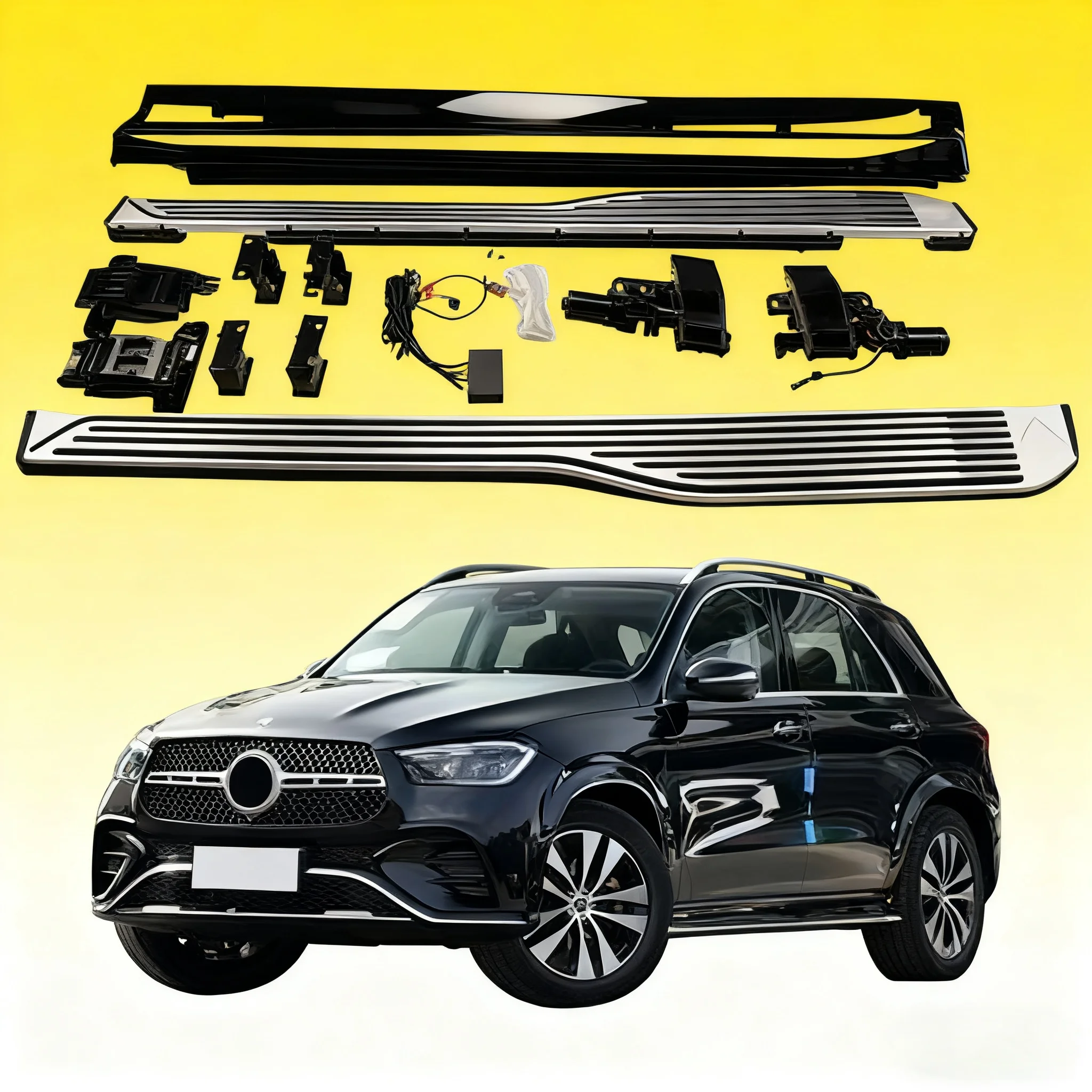 Noble AKM, высокое количество порогов, подножки для Mercedes Benz GLE, боковые ступеньки с электроприводом
Noble AKM, высокое количество порогов, подножки для Mercedes Benz GLE, боковые ступеньки с электроприводом