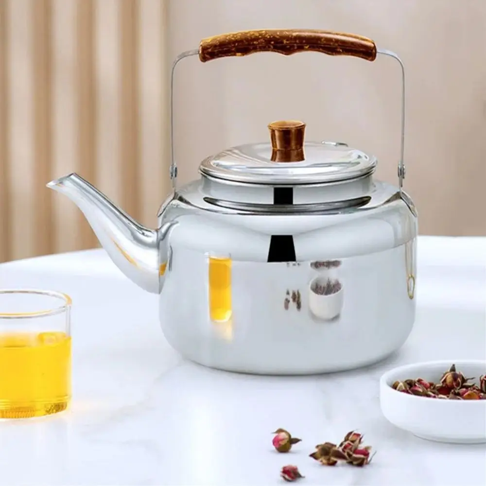 New 1L/1.5L/2L Tea Pot Stainless Steel Fast Heating Teapot Large Capacity Whistling Teakettle Home Camping
New 1L/1.5L/2L Tea Pot Stainless Steel Fast Heating Teapot Large Capacity Whistling Teakettle Home Camping