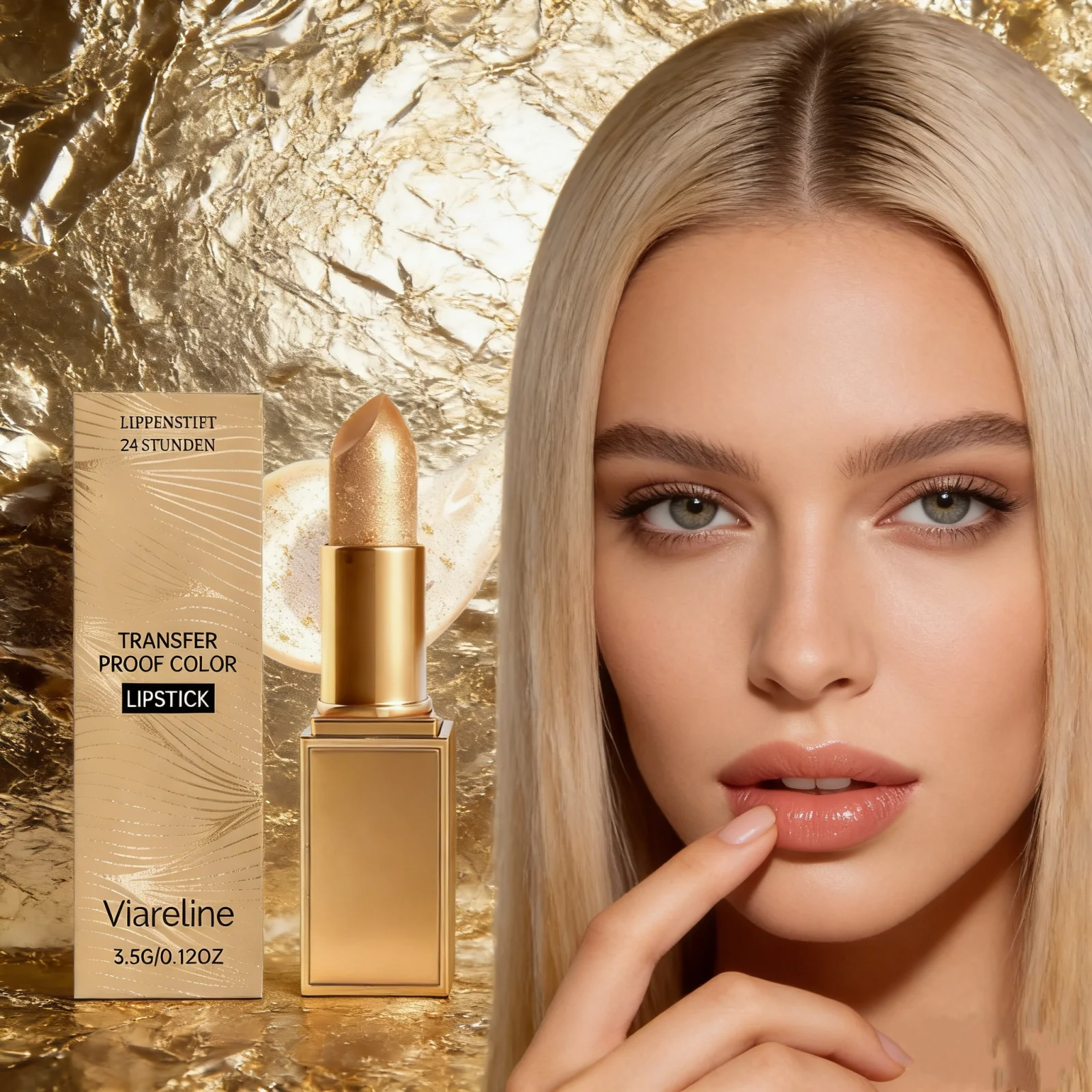 Gold Foil Color Changing Lip Lasting Nourishing Dry Cracked Hydrating Lip Care Makeup Magic Temperature Color Change Lipstick
Gold Foil Color Changing Lip Lasting Nourishing Dry Cracked Hydrating Lip Care Makeup Magic Temperature Color Change Lipstick